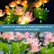 DooYard Solar Garden Lights, Solar Flowers Lights with Glowing Flowers & Stems, Upgraded Solar Panel, Solar Lights Outdoor for Garden Decoration,Yard Decor and Gift for Mother (2 Pack)